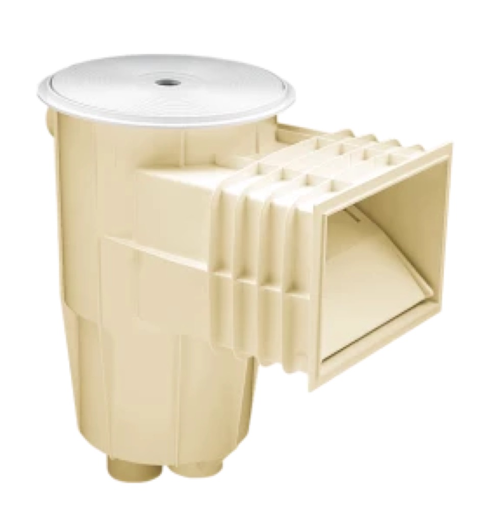 SKIMMER 15 L PISC. HORM. CON BOCA STANDARD TAPA CIRCULAR BEIGE