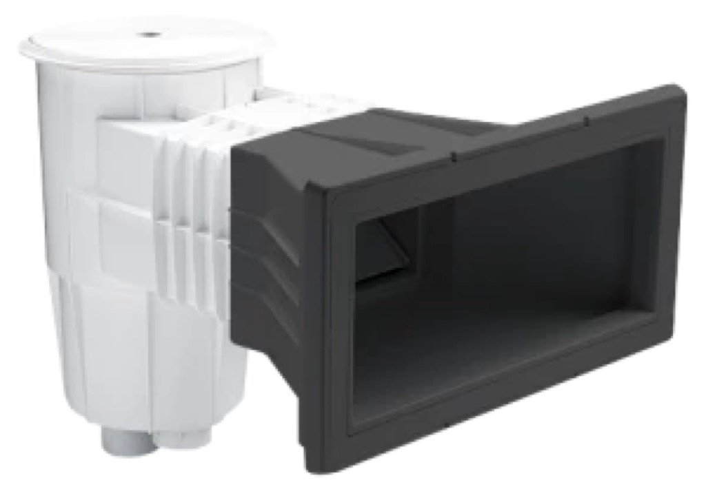 SKIMMER 15 L PISC. HORM. CON BOCA AMPLIACION TAPA CIRCULAR GRIS ANTRACITA