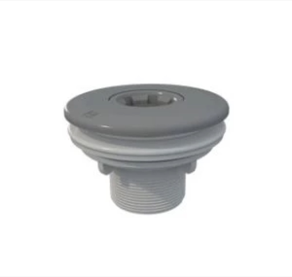 [00330CL129] BOQUILLA IMPULSIÓN PISC. LINER MULTIFLOW ROSCA D. 2'' COLOR GRIS CLARO