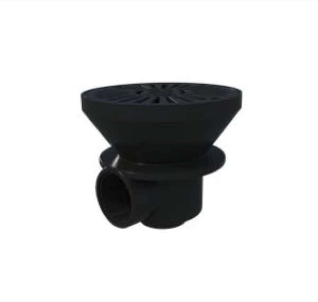 [01467CL144] SUMIDERO CIRCULAR PISC. HORM. ABS SAL. 2'' COLOR GRIS ANTRACITA