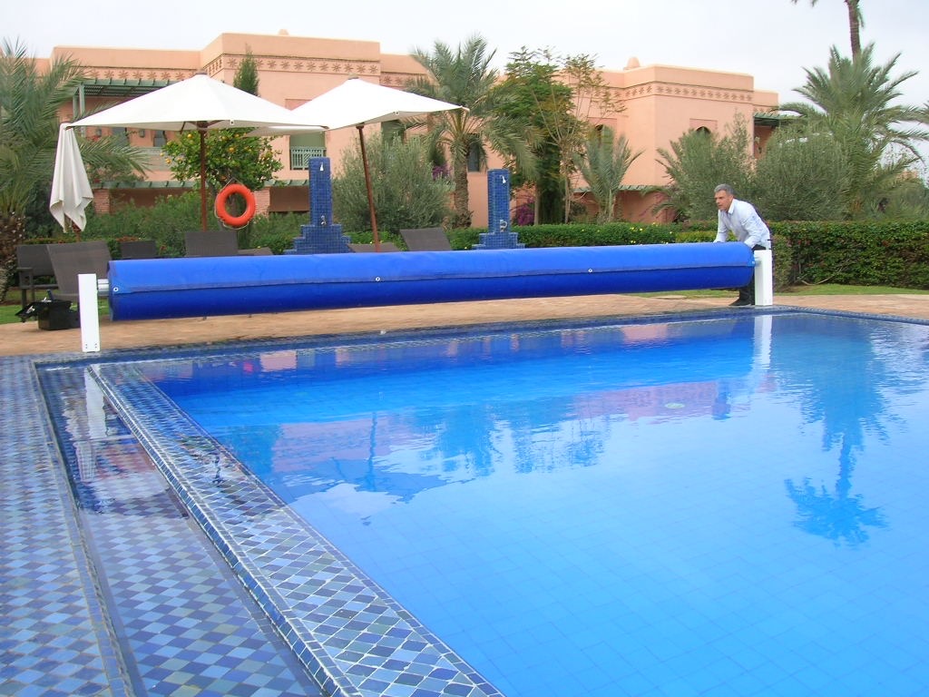 [05004] Fijo pies columna de 6-7m tubo Ø120mm manual o motorizado