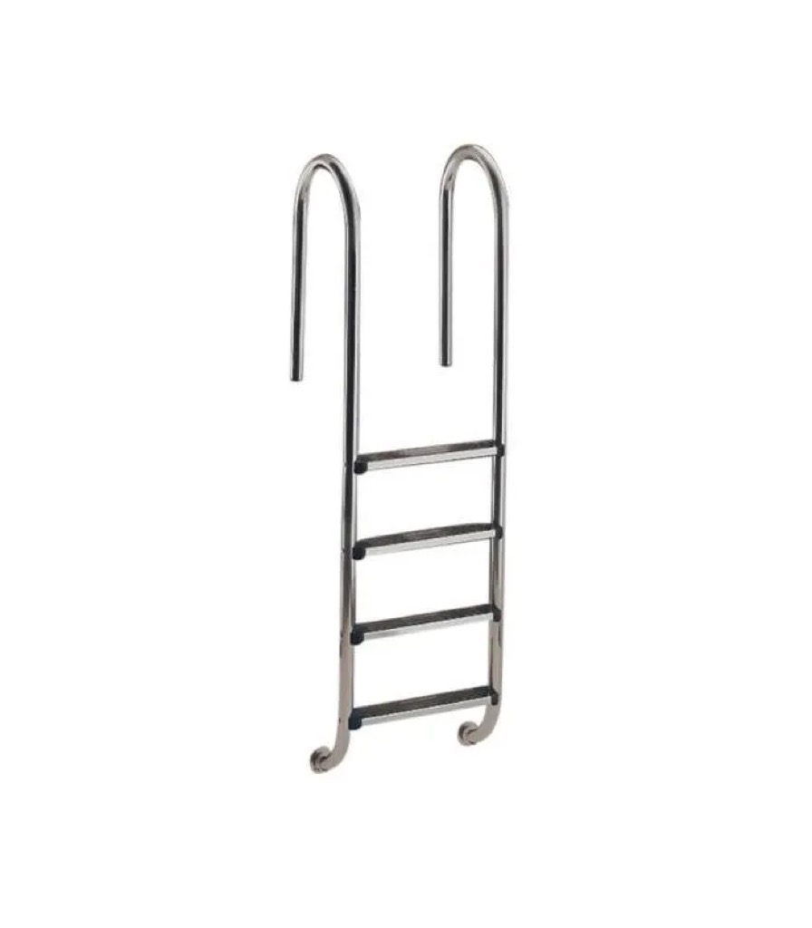 [05482] ESCALERA ''MURO'' 4 PELD. AISI316 PELDAÑO ''LUXE''