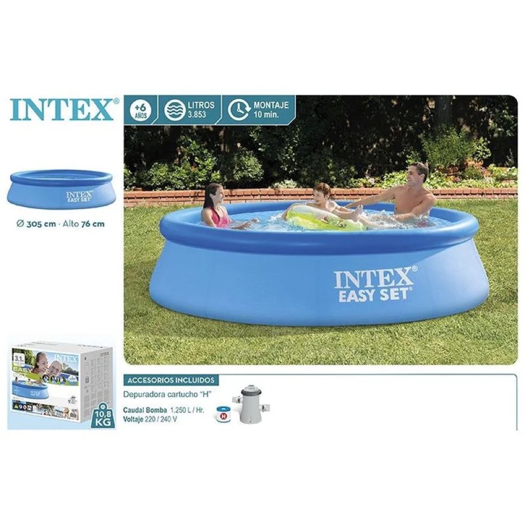 [116291] PISCINA EASY SET 305x76 CM CDEPUR.
