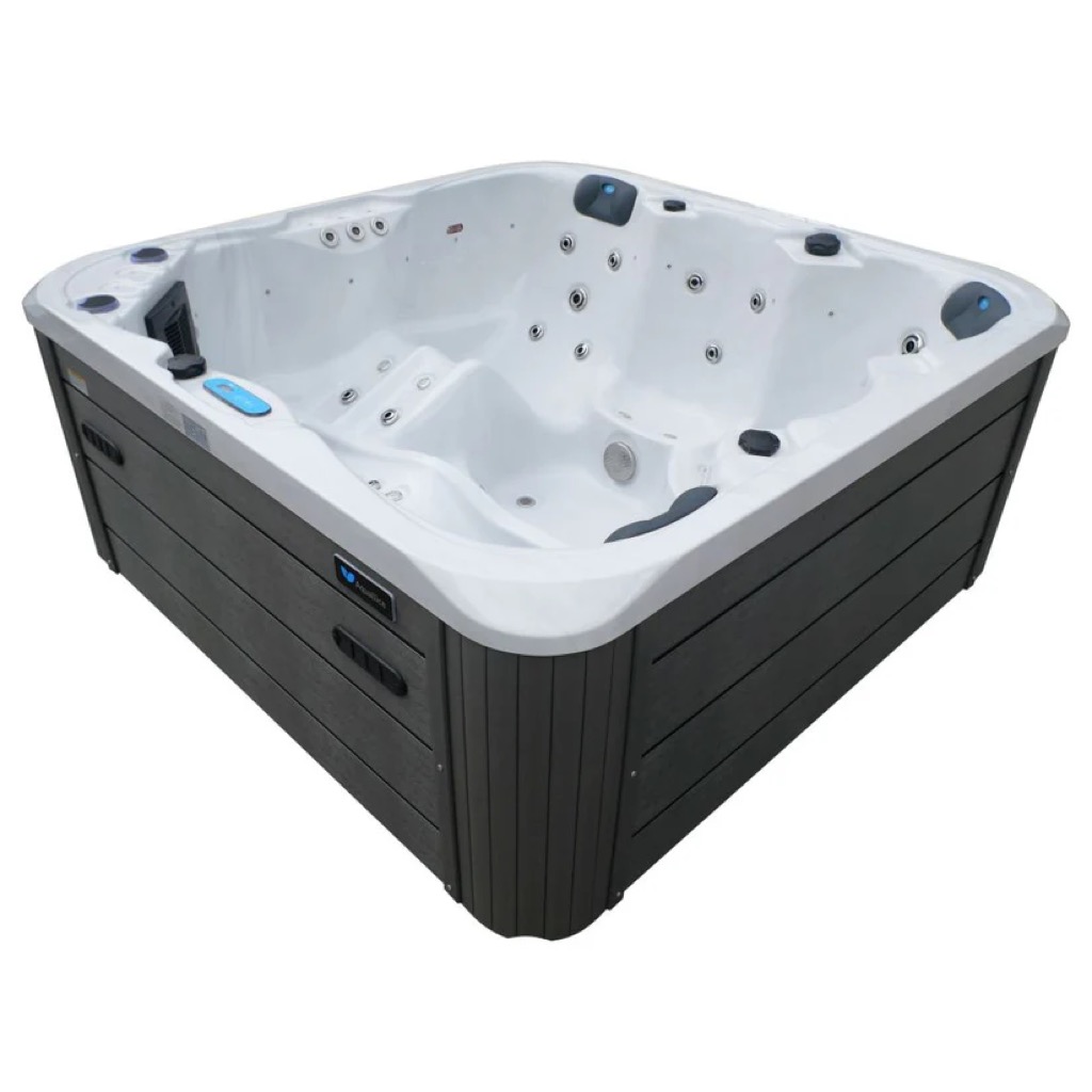 [135076] NATUSPA S 552 WHITE MARBLE+BLUE+ALTAVOCES+ESCALERA+COBERTOR