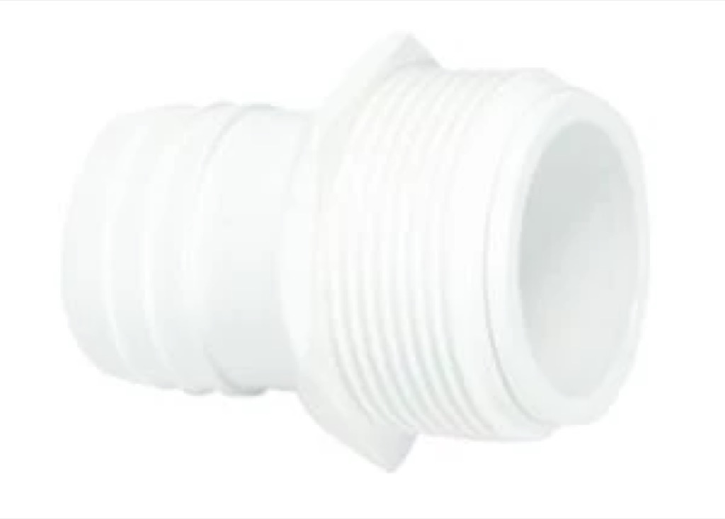 RACCORD ENLACE ABS BLANCO D. 38, ROSCA 1 ½''