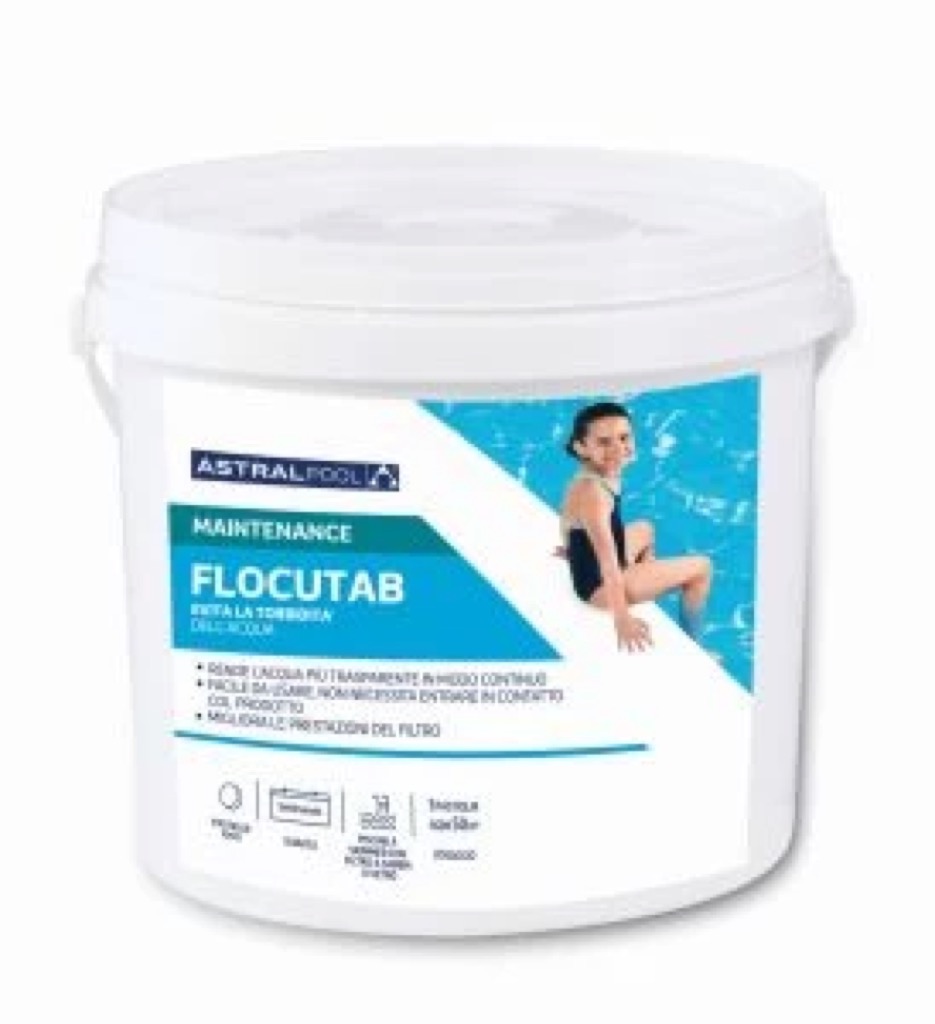 [19717] FLOCULANTE SÓLIDO EN 5 kg (4 UNIDADES)