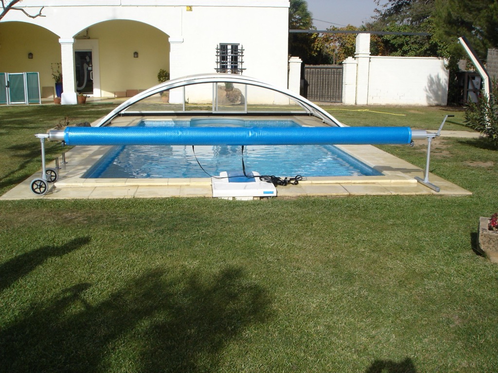 [2004] Enrollador telescopic compacto de 6-7m tubo Ø120mm Manual