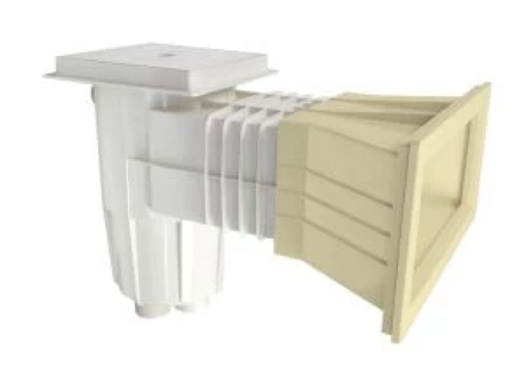 SKIMMER 15 L PISCPREF. BOCA APLIACIÓN T.CUADR. EMB. BEIGE