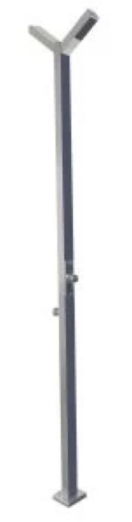 DUCHA CON TEMPORIZADOR 2 ROCIADOR Y 2 PULSADORES