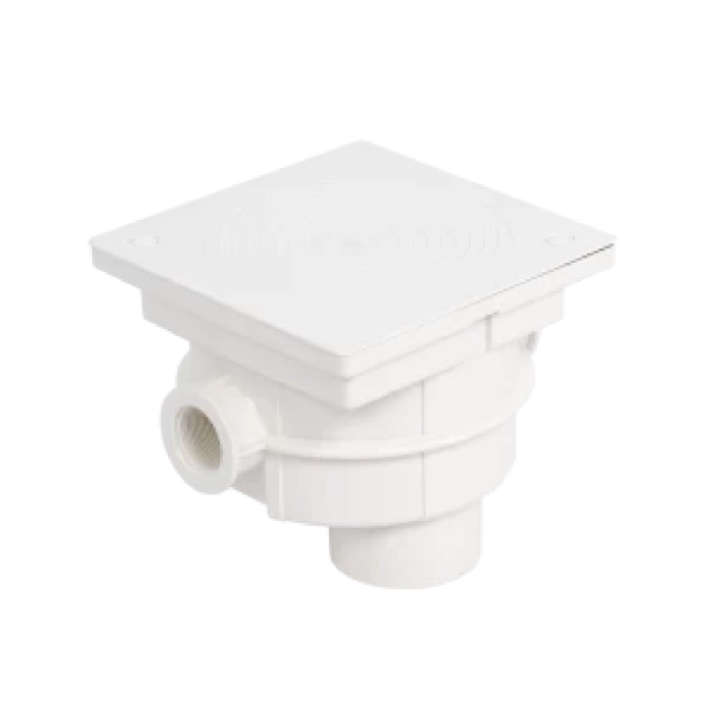 Caja conexiones STD. Conexión interior prensaestopa M25 y exterior rosca hembra M25 + D50. Blanco