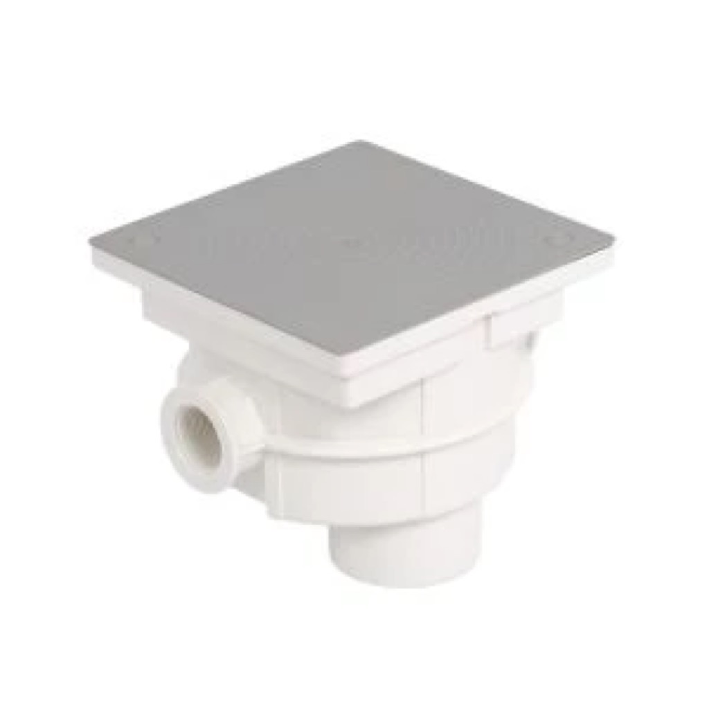 Caja conexiones STD. Conexión interior prensaestopa M25 y exterior rosca hembra M25 + D50. Gris claro