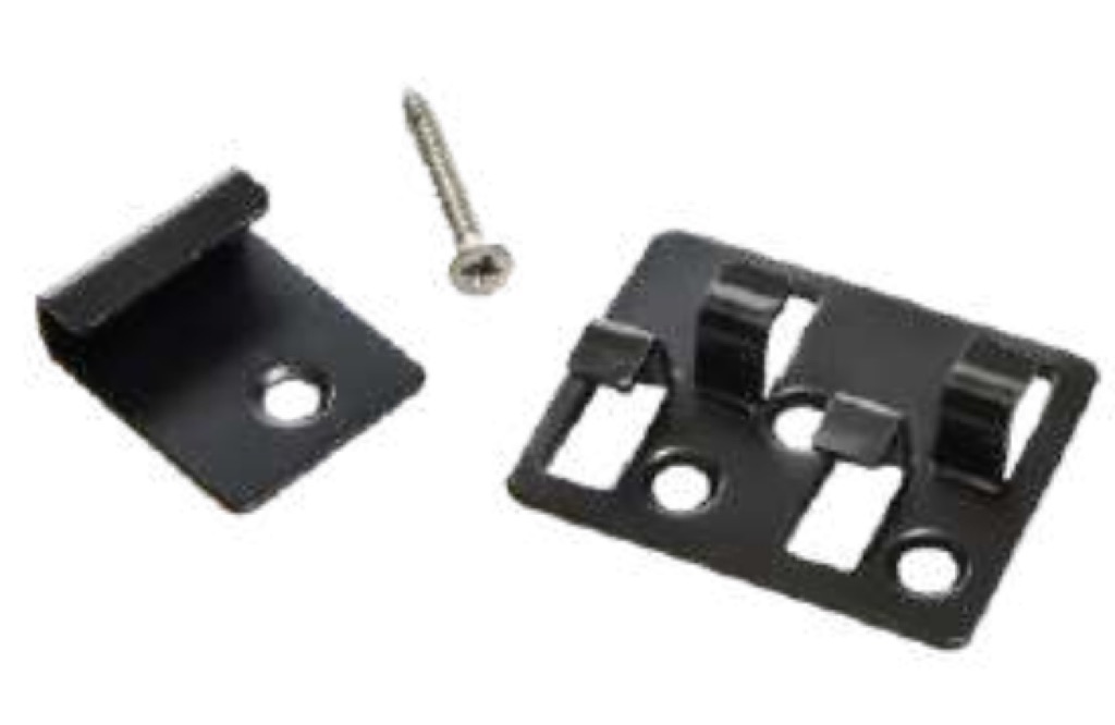 [A10306] Grapa acero doble clip e inicio y tornillo acero inox.304