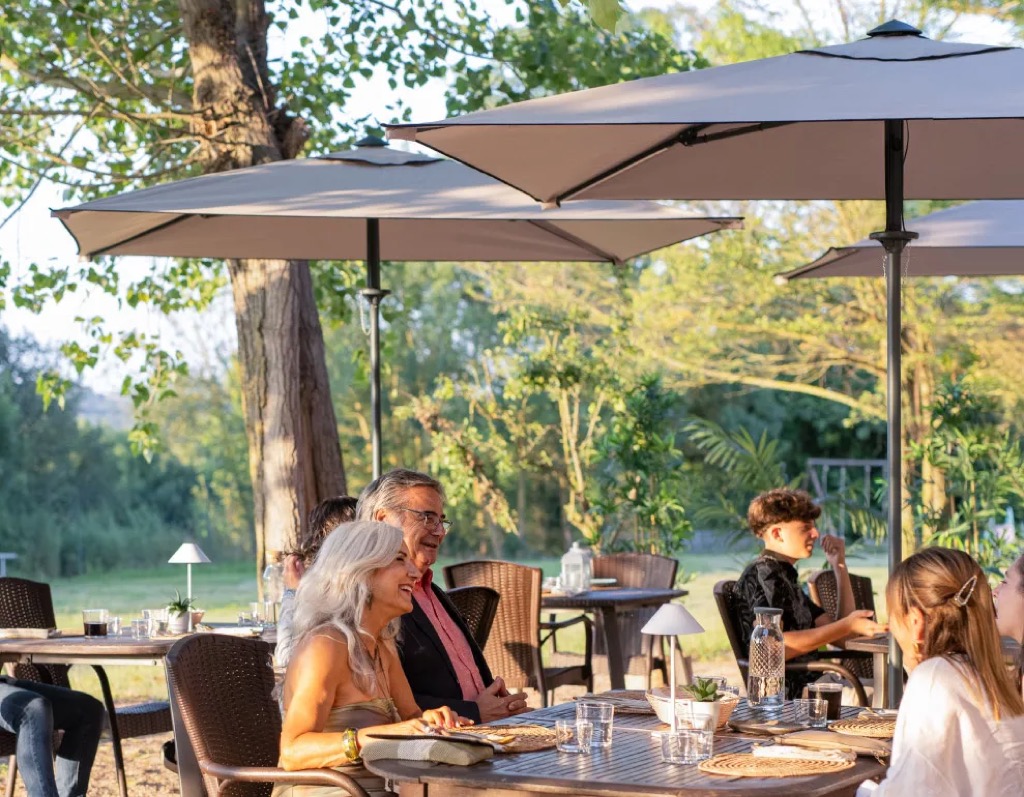 Parasol Star lit 2.5x2.5m (Poliéster)